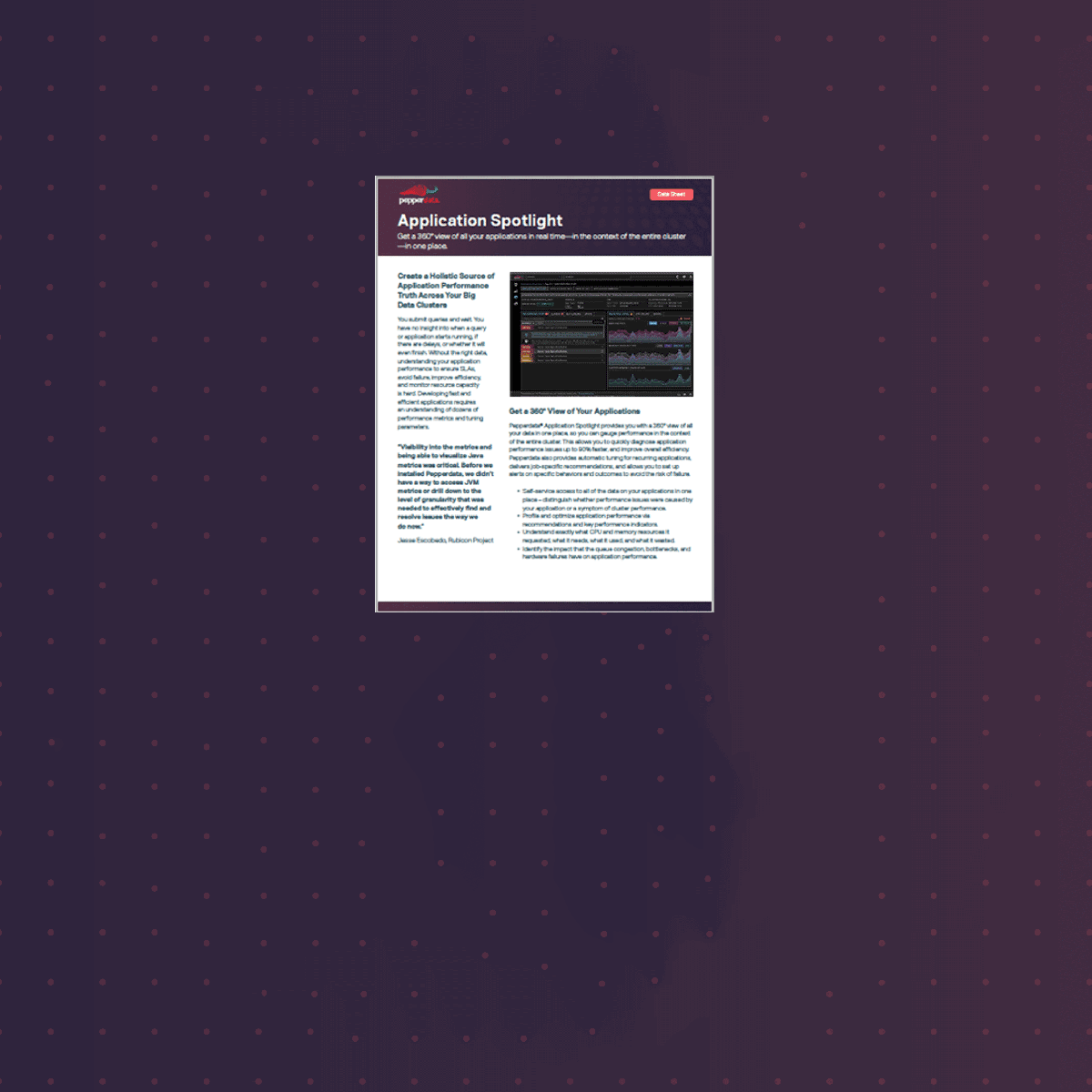 Application Spotlight Data Sheet
