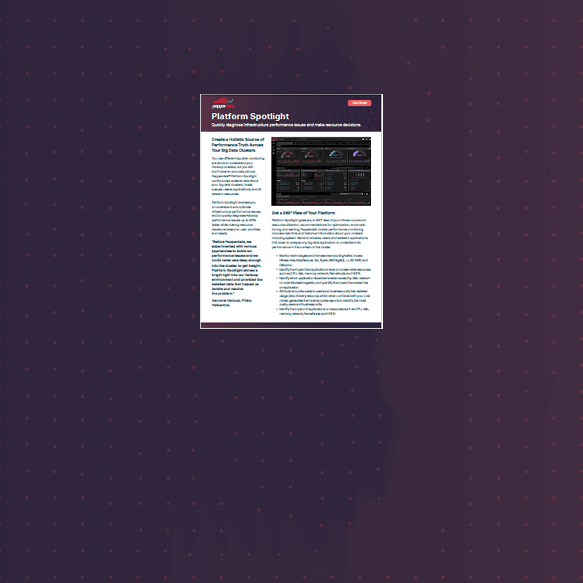 Platform Spotlight Data Sheet