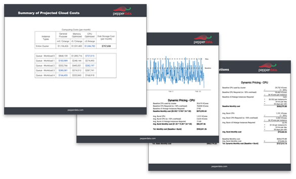 What’s In a Pepperdata Big Data Cloud Migration Cost Assessment Report?