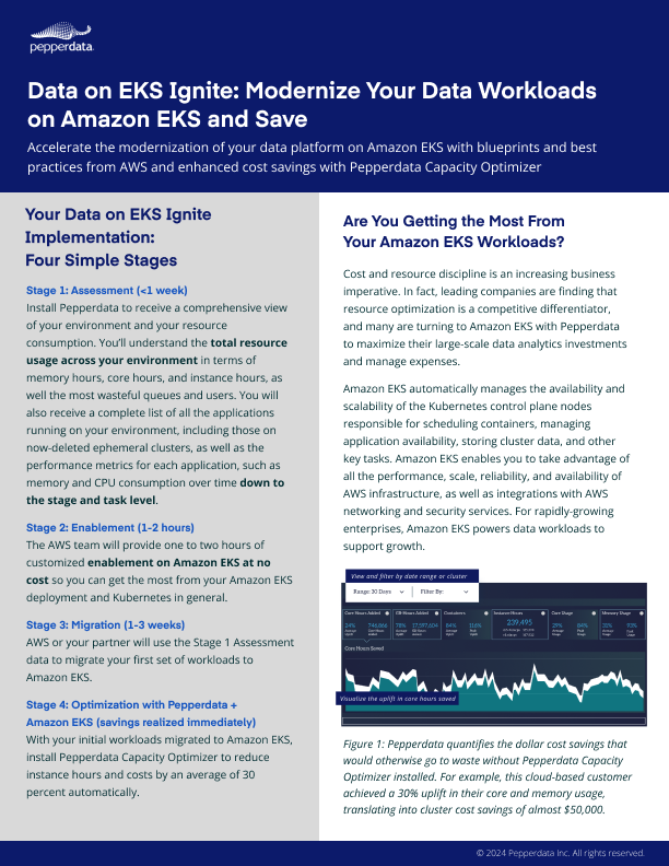 Data on EKS Ignite Solution Brief Cover