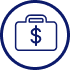 reduce cost clusters icon